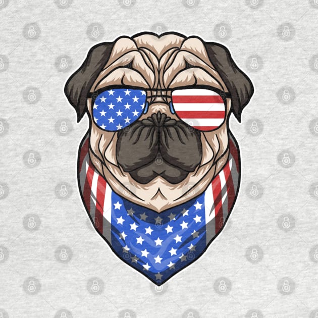 Patriotic Dog by Wilcox PhotoArt